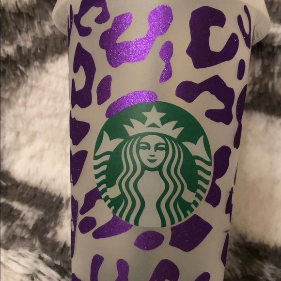 Starbucks Beautiful cheetah print custom cup - Picture 13 of 16